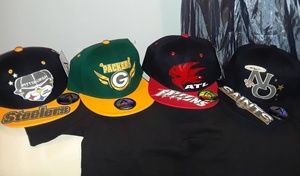 G.R.I.N.D WEAR Custom NFL Team Hats.